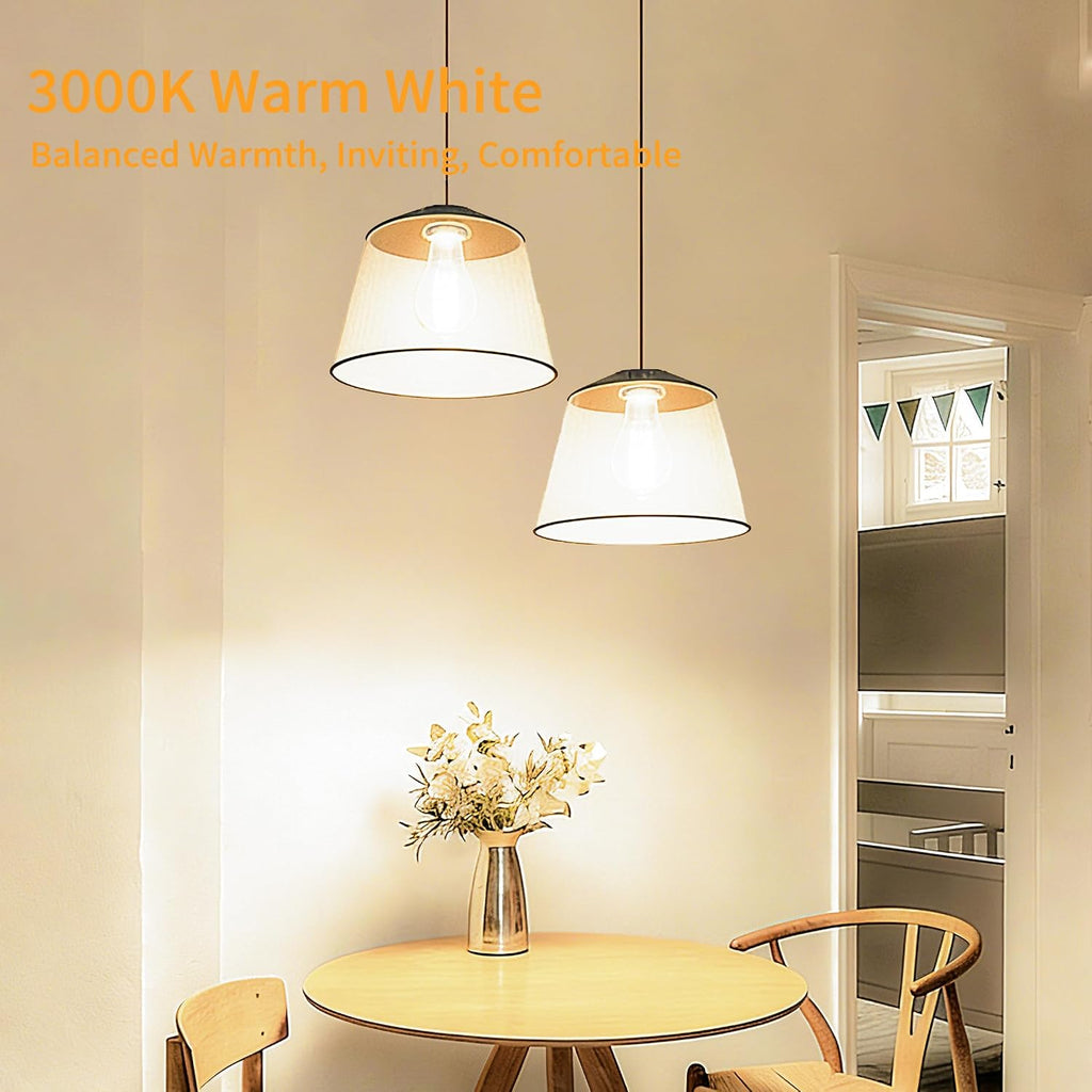 Edison Bulbs ST19 Dimmable E26 Medium Base 3000K Warm White, 3 Pack