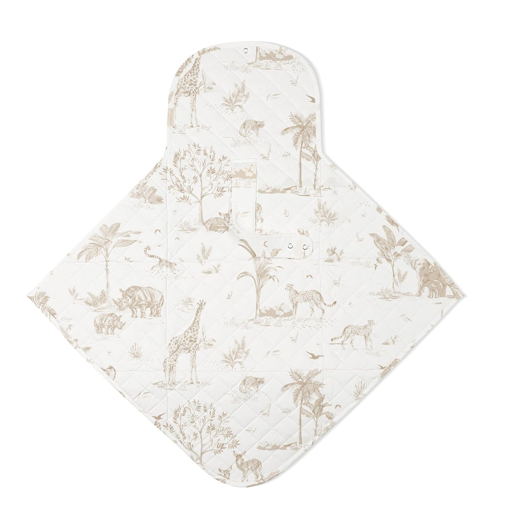 Organic Portable Changing Pad GOTS Certified Organic Cotton Fill Portable Diaper Changing Mat Diaper Clutch Changing