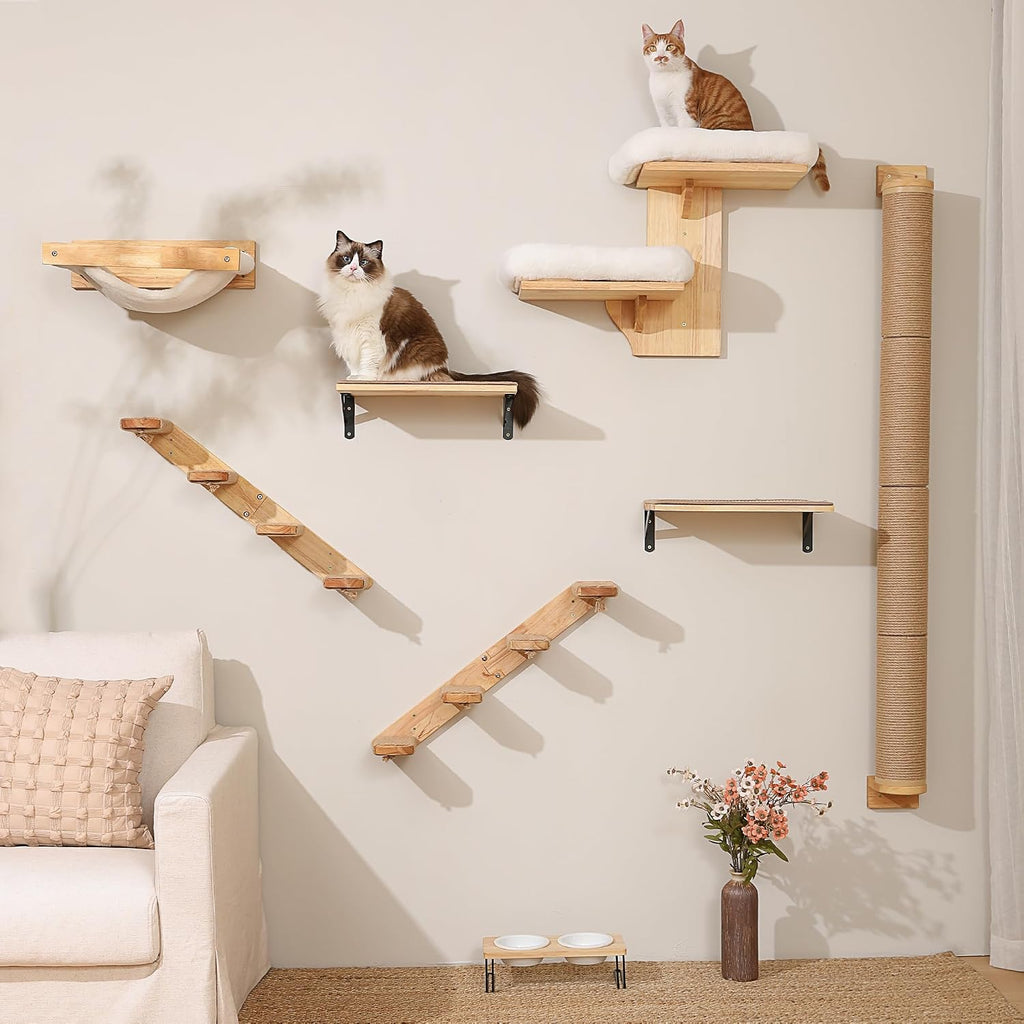 Cat Climbing Shelf Wall Mounted, Large