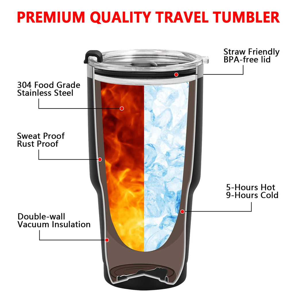 Mr and Mrs Gifts, Mr & Mrs Stainless Steel Travel Tumblers Set