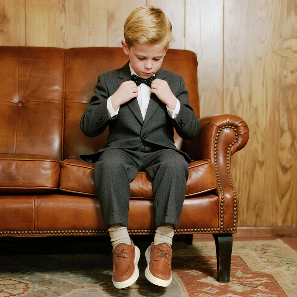 Boys Dress Shoes Slip On Loafers Kids Boat Shoes
