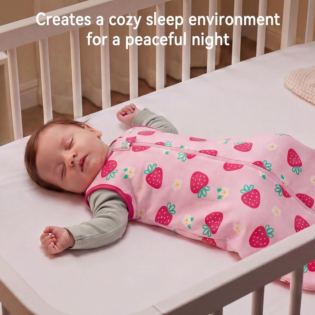 Sleep Sack 100% Cotton 1.0 Tog Way Zip 2 Pack
