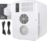 Vibe Mini Fridge for Bedroom - With Cool Front Magnetic Whiteboard - 15L Portable Small Refrigerator for Travel, Car &