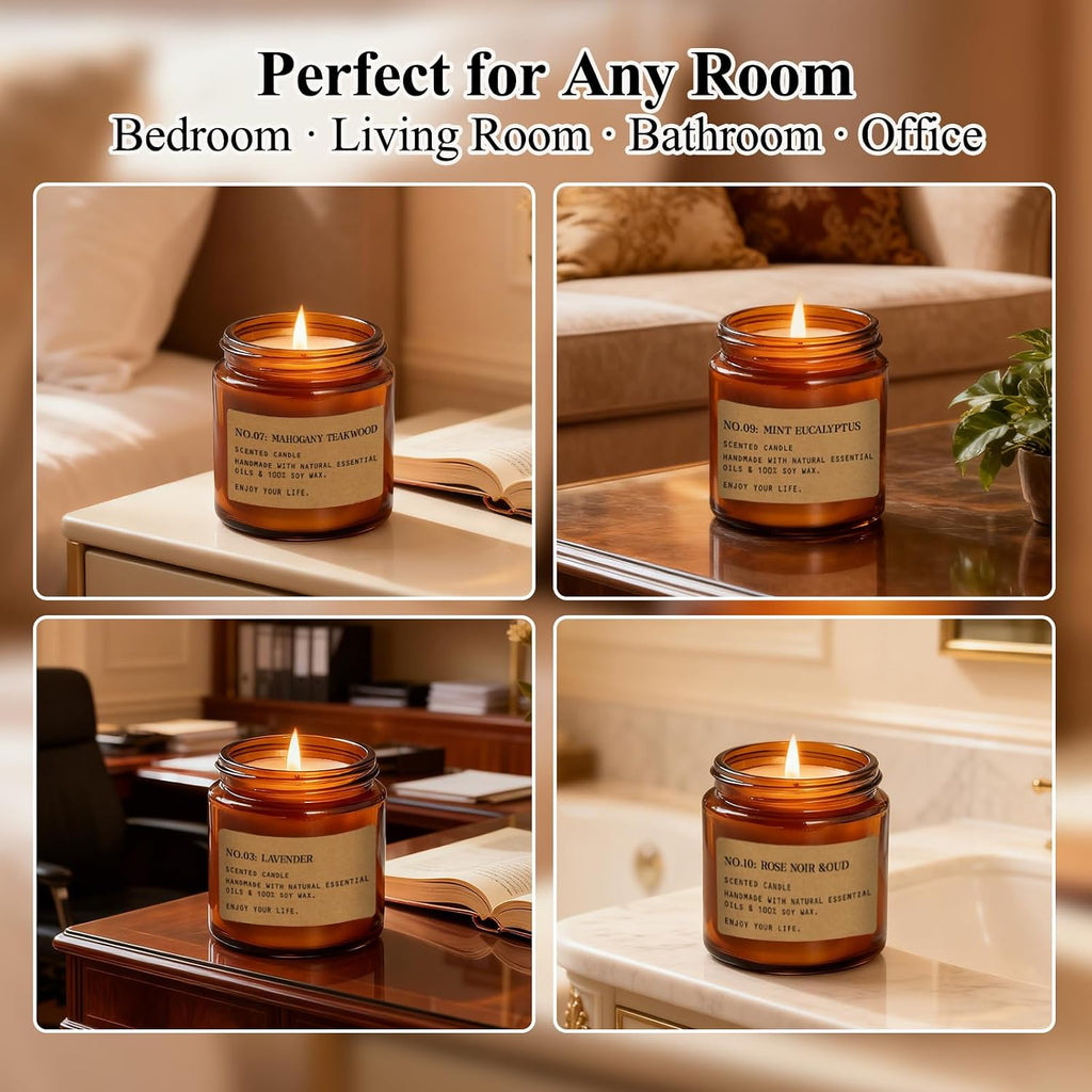 Scented Candles Gift Set,12 Pack Aromatherapy Candles Scented - Set of 12