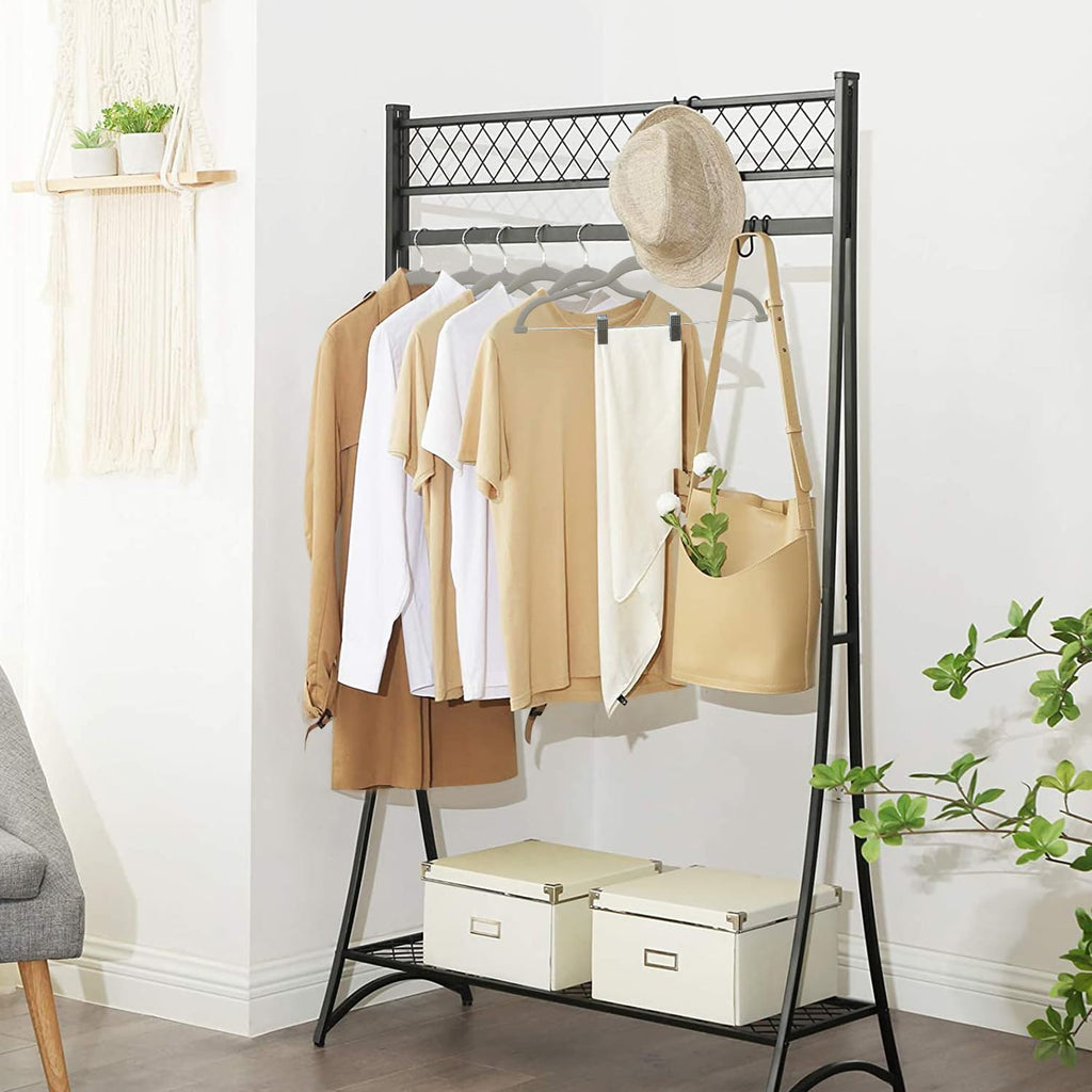 Velvet Pants & Skirt Hangers with Movable Clips 18 Pack Grey