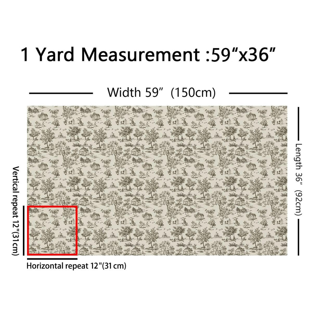 French Country Fabric by The Yard Soft 3 Yards