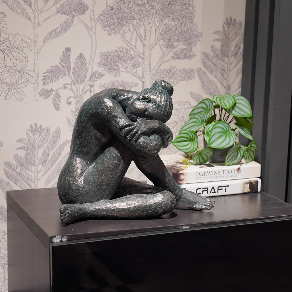 Yoga Dancer Statue Resin Sculpture Home Decoration 11 in
