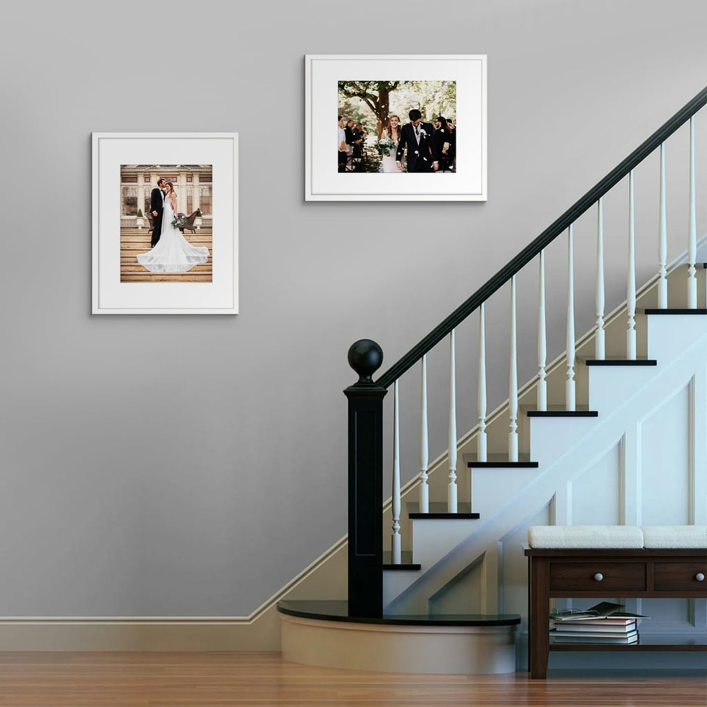 16x20 Picture Frame, Wall Gallery Frames Set of 2, White