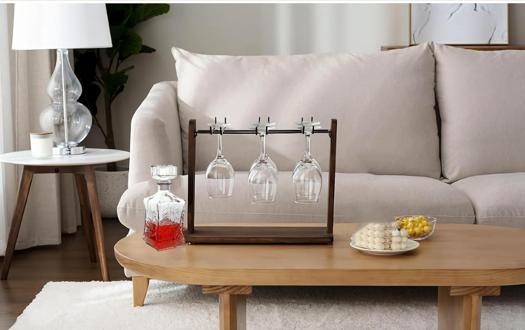 Whiskey Decanter, 24oz Liquor Decanter with Airtight Glass Stopper