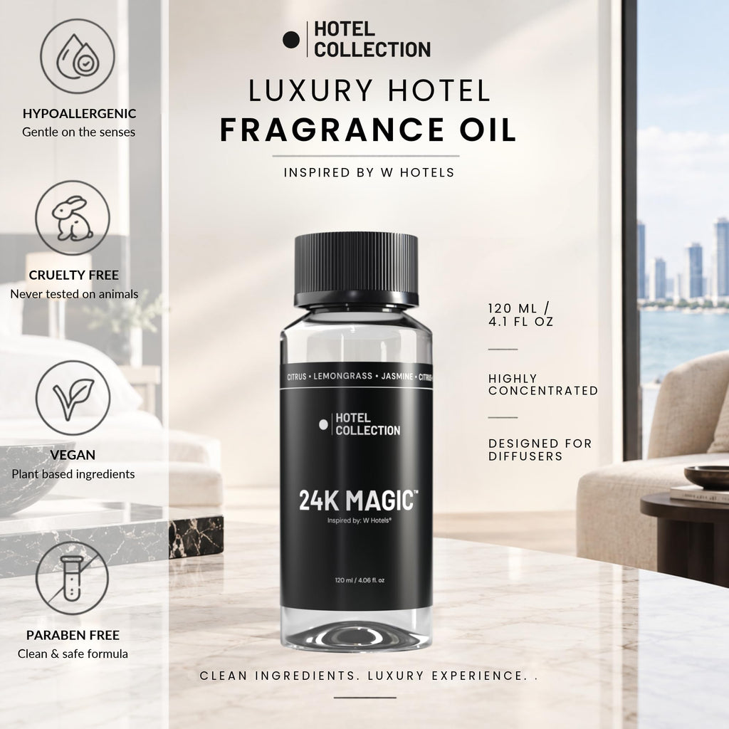 Hotel Collection - 24K Magic Fragrance Oil Diffusers, 120 mL