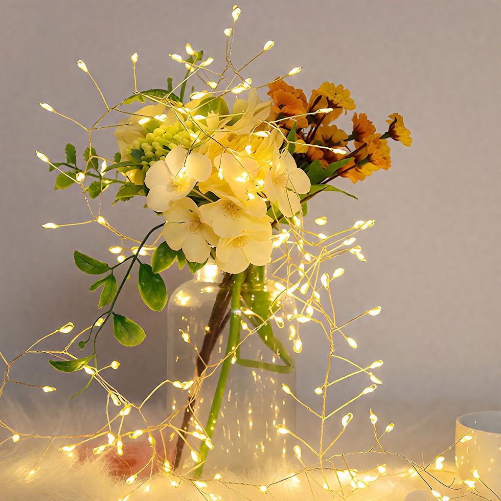 1000LED 100FT Fairy Lights Plug in Firecracker Christmas Lights