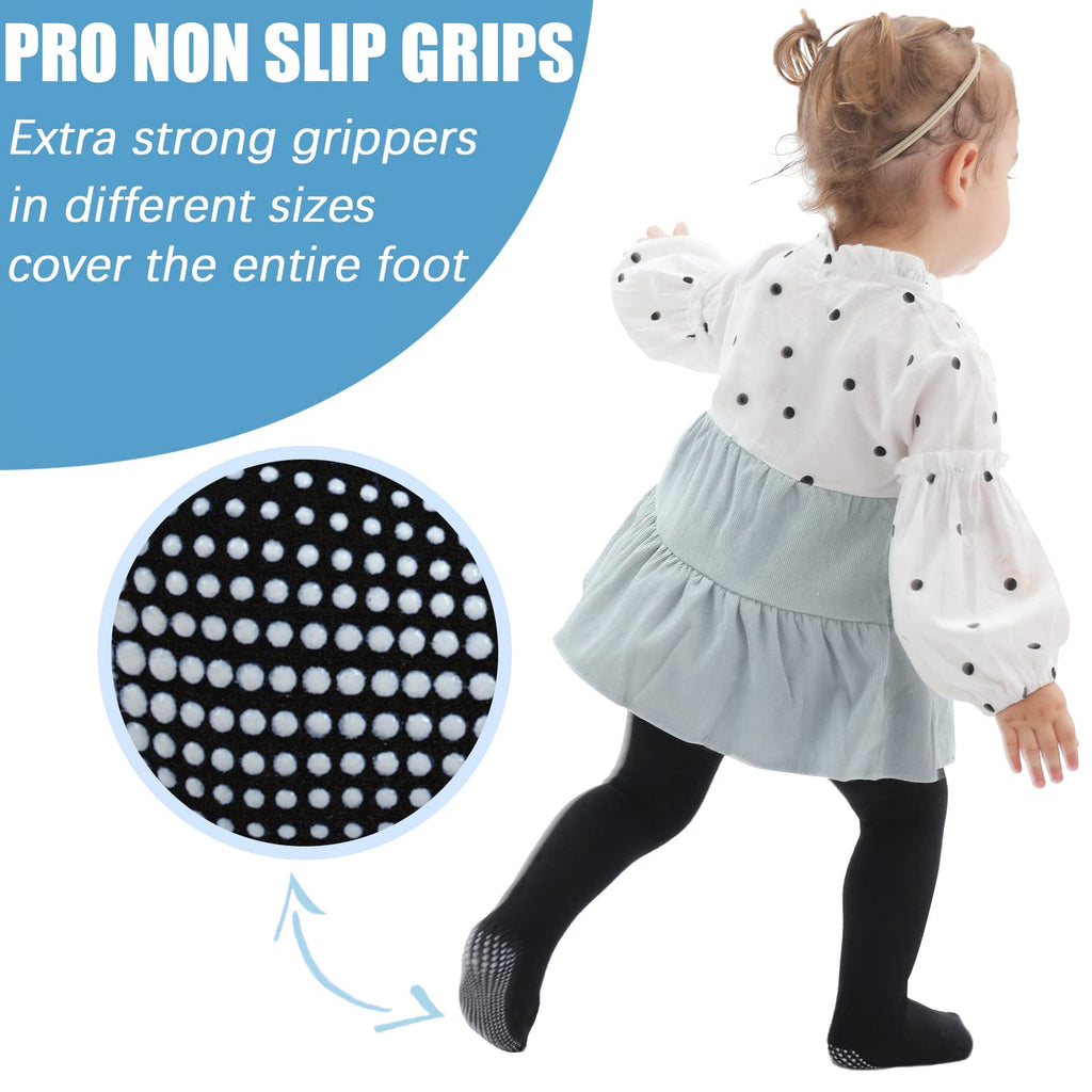 Baby Girl Tights Non Slip Baby Tights Girl Warm Cotton Leggings Seamless Pantyhose Non-Skid Grip for