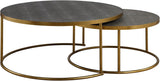 50080 Aragon - Coffee Table (Set of 2)-17.5 Inches Tall and 40 Inches Wide