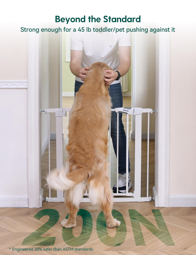 36 in Extra Tall Baby Gate for Stairs No Drilling