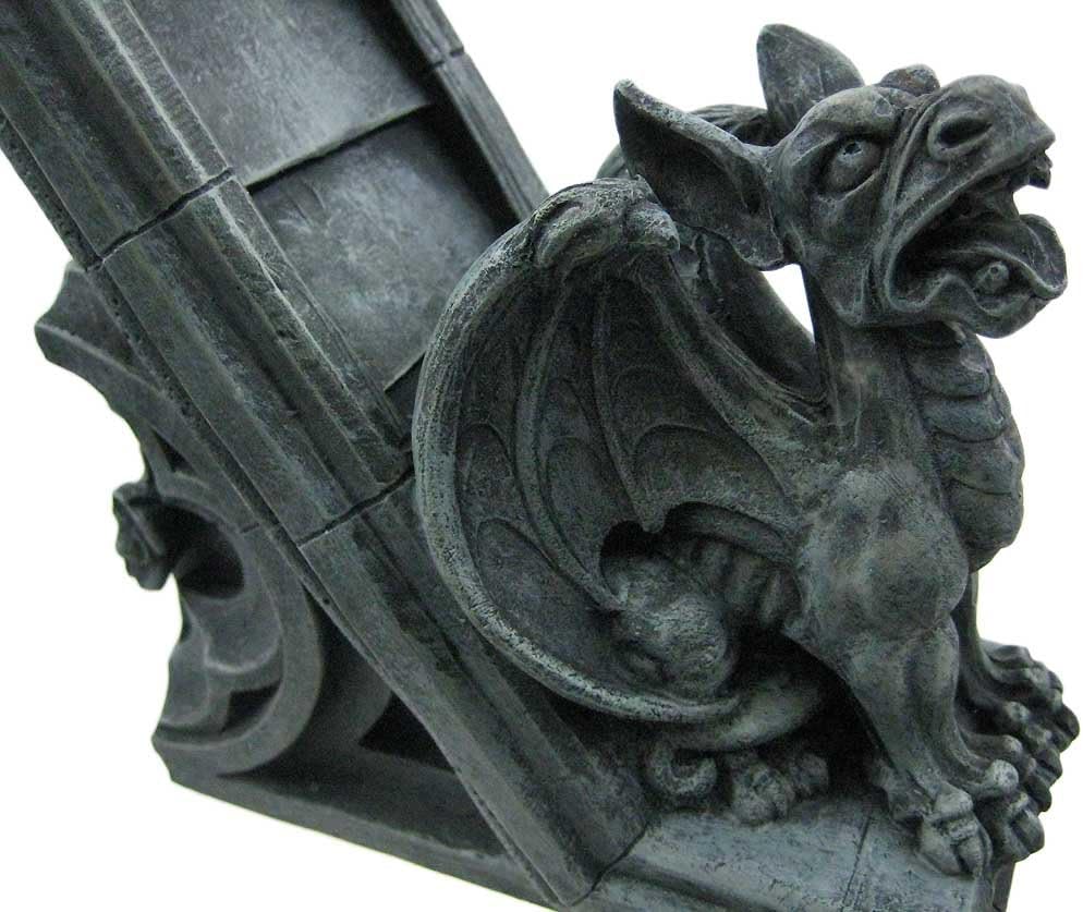 Gothic Gargoyle Sculptural Bookends Book Ends