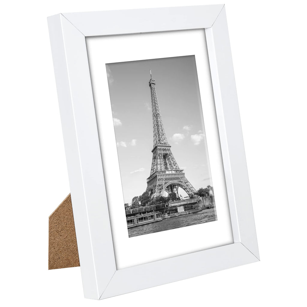 4x6 Picture Frame Set of 10, Display Pictures 3.5x5 with Mat or 4x6 Without, Multi Photo Frames Collage for Wall or