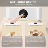 Portable Clothes Dryer - Mini Portable Dryer Machine for Laundry Apartments and Travelling, Hotel Room, Classic White