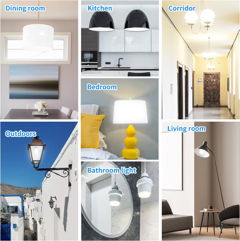 Led Light Bulb 6pcs 200w Equivalent 2500 Lumen 5000k Cool Daylight White 20w Super Bright Led Bulb E26/E27 Base