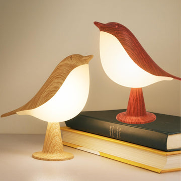 2 Cute Bird Lamps Combo,Small Bedside Lamps with 3 Color Temperature and Adjustable Brightness,Rechargeable Cordless