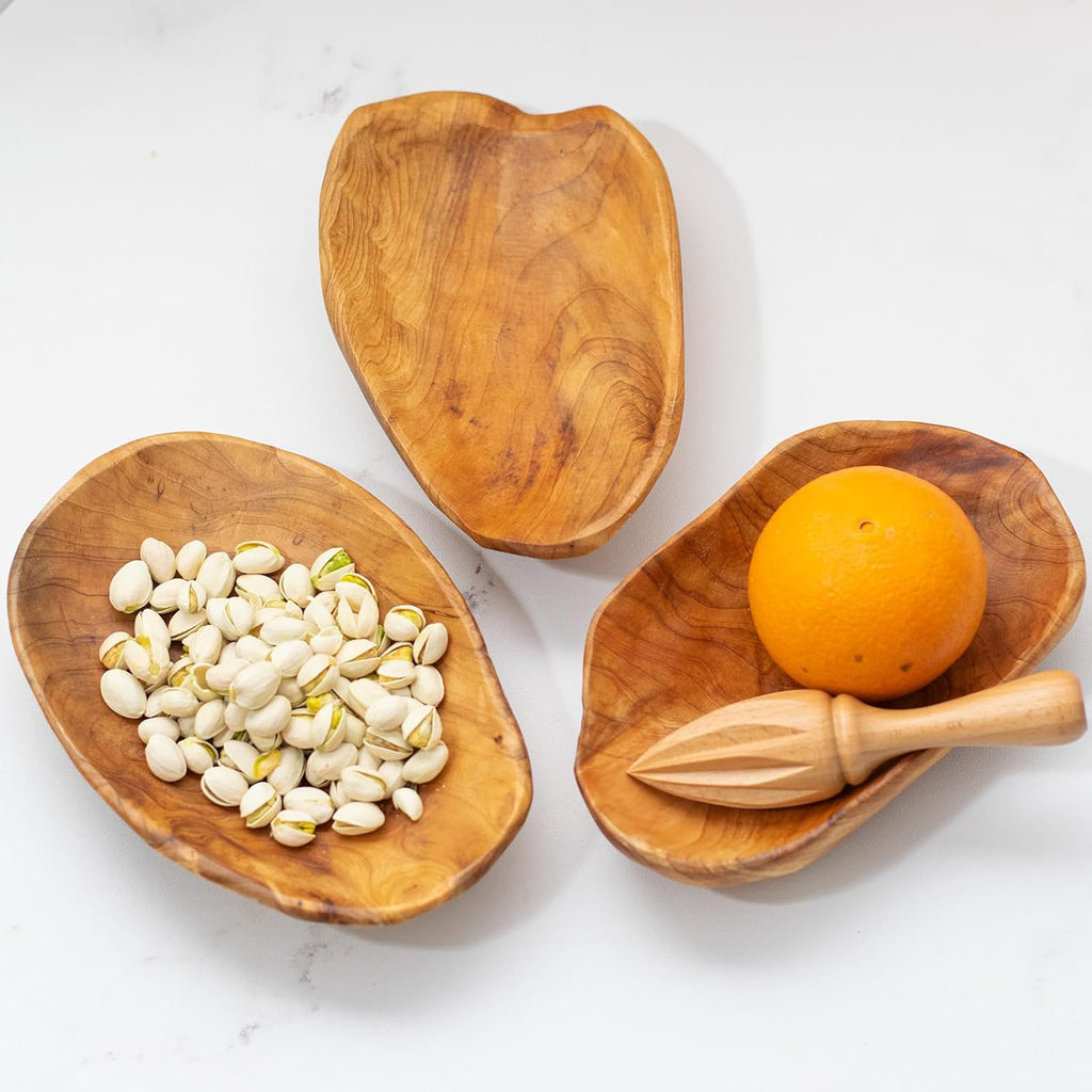 Root Wood Dish, Party Platter and Tray for Sandwich Bread Serving, appetizer display, Vintage ring dish, Hand Carved