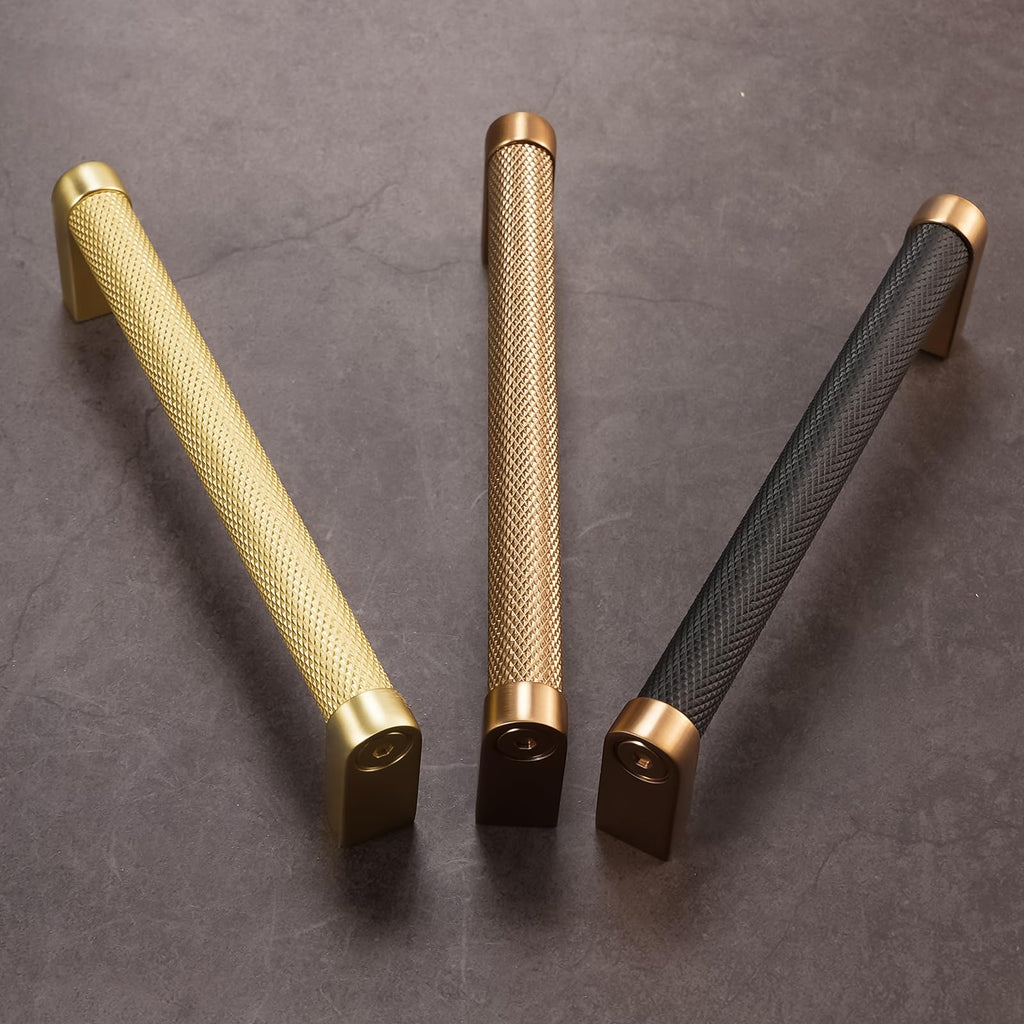 10 Pack 5 Inch Brushed Brass Kitchen Cabinet Handles