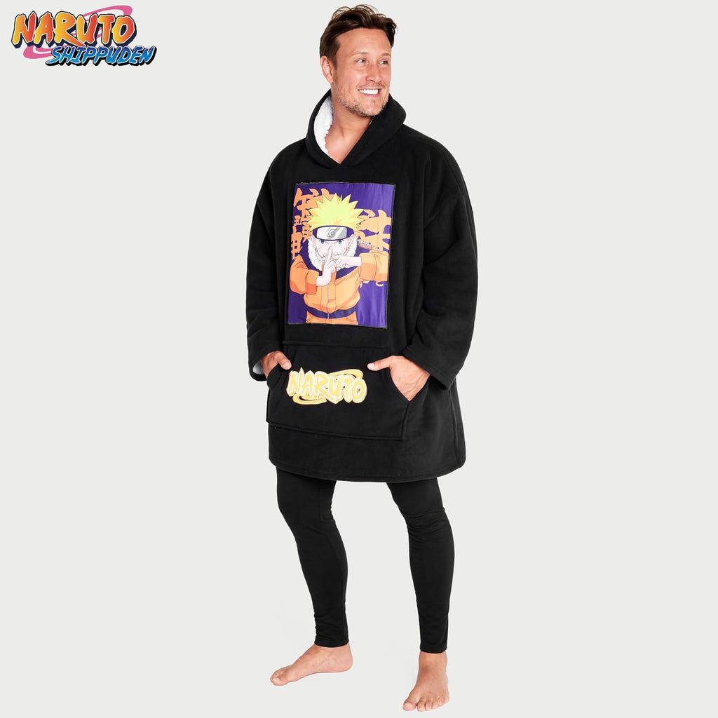 Oversized Wearable Blanket Teens Men and Women Hoodie Blanket, Fleece Warm Housewear, Loungewear, Anime Gifts