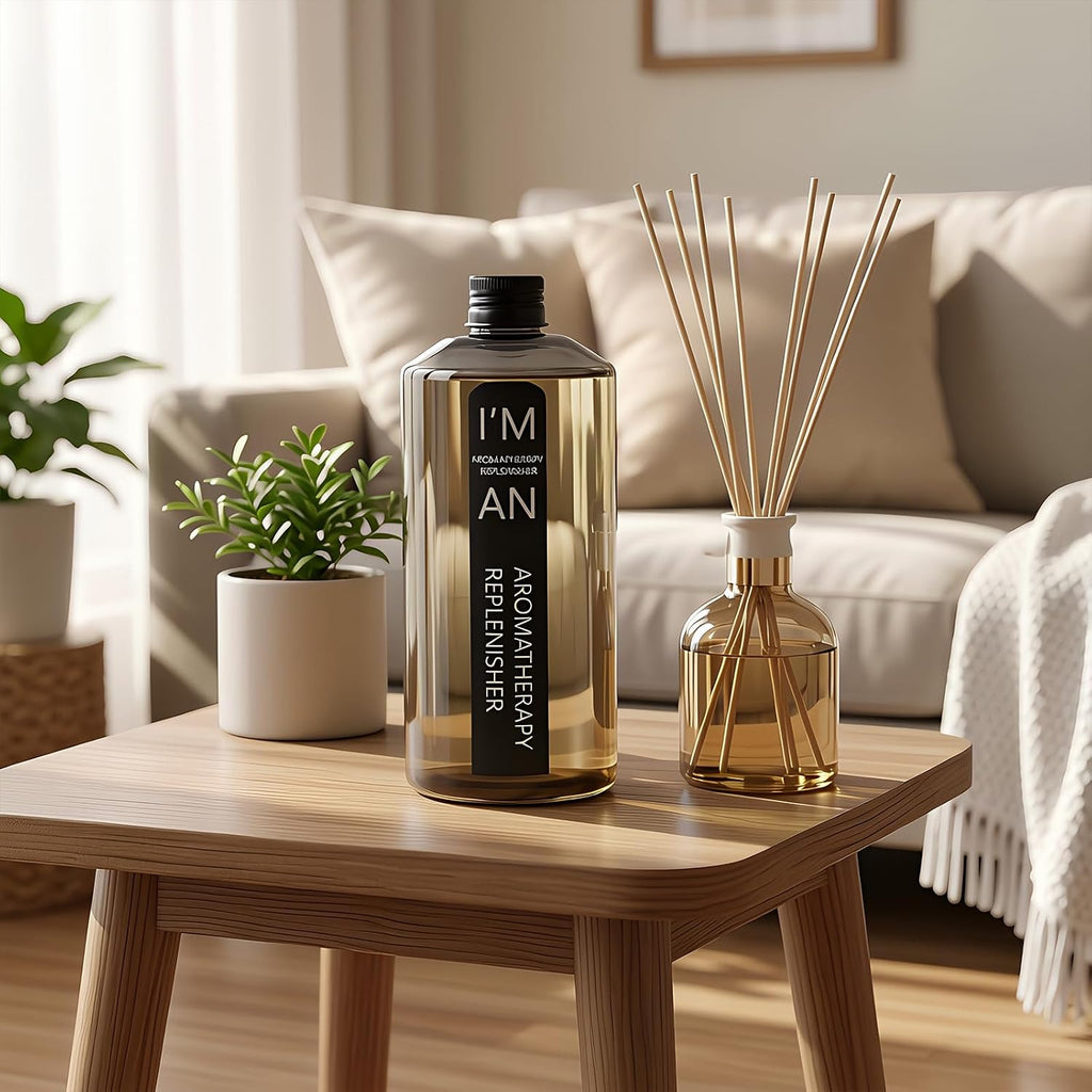 Reed Diffuser Oil Refill Hilton, 500ml/16.9Fl oz - Premium Long Lasting - Set of 169