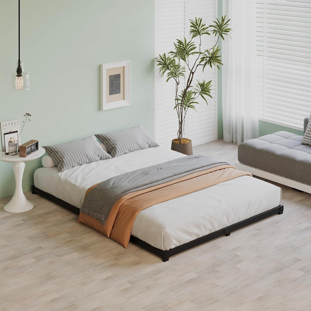 3 Inch Low Profile Bed Frame Heavy Duty Floor Platform