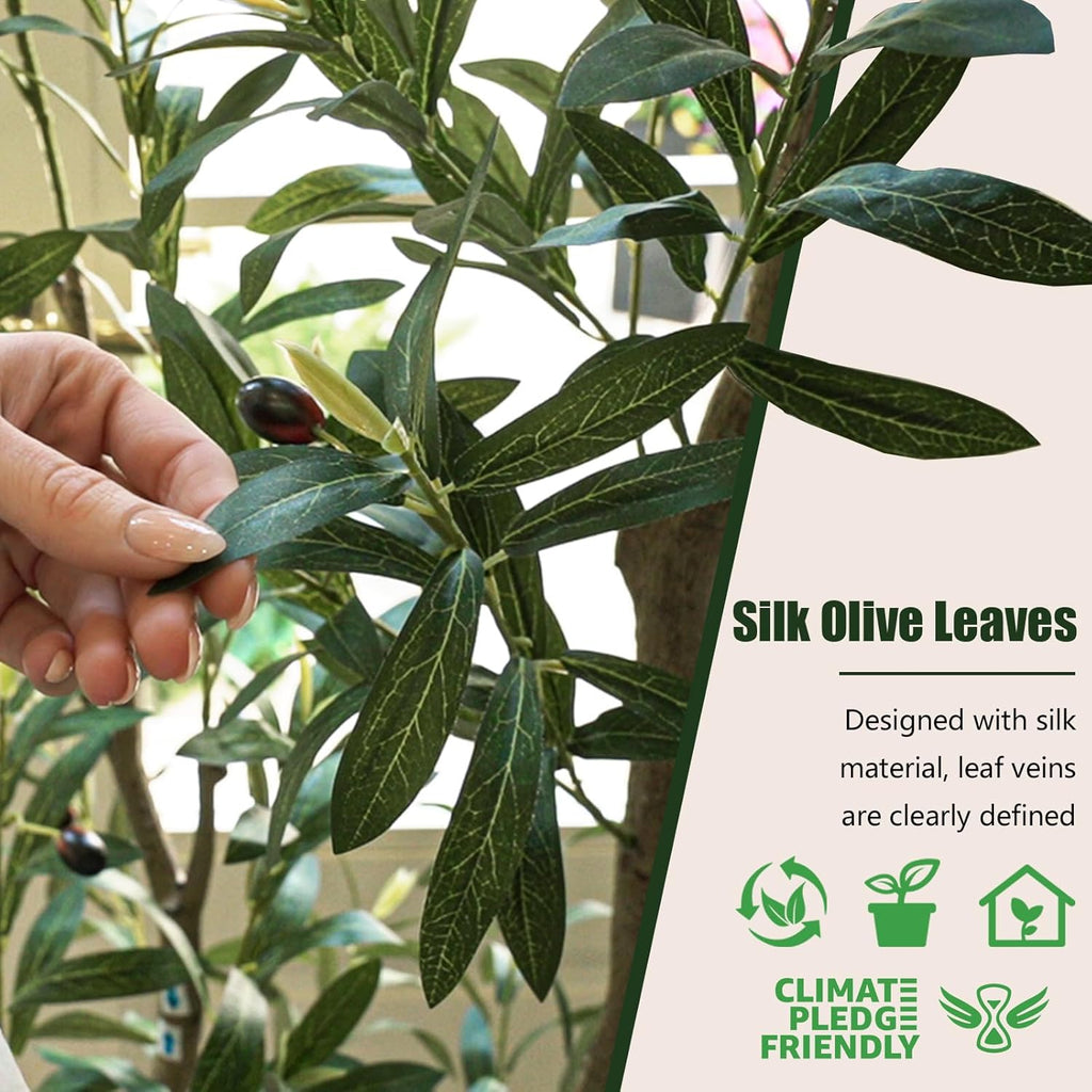 Olive Trees Artificial Indoor: 96% Lifelike - Can't Tell from 6ft