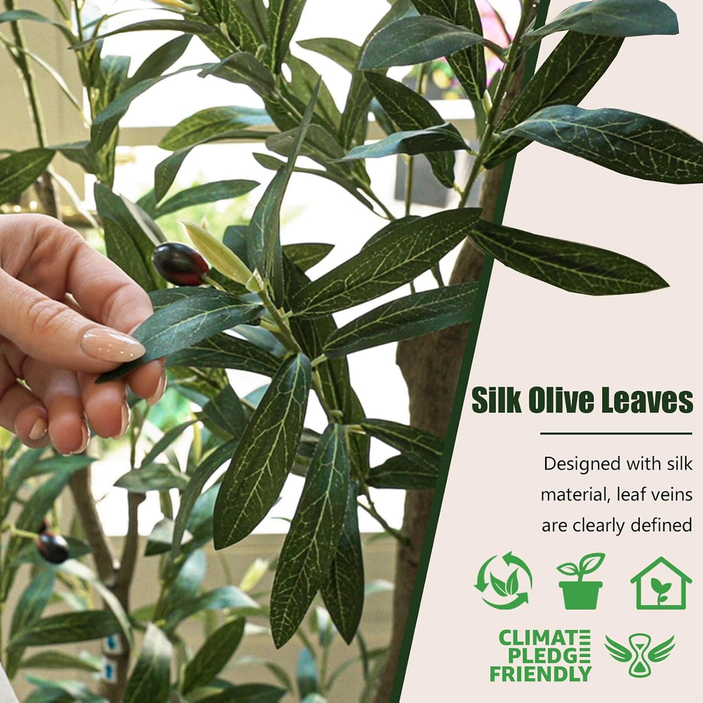 Olive Trees Artificial Indoor: 96% Lifelike - Can't Tell from 6ft
