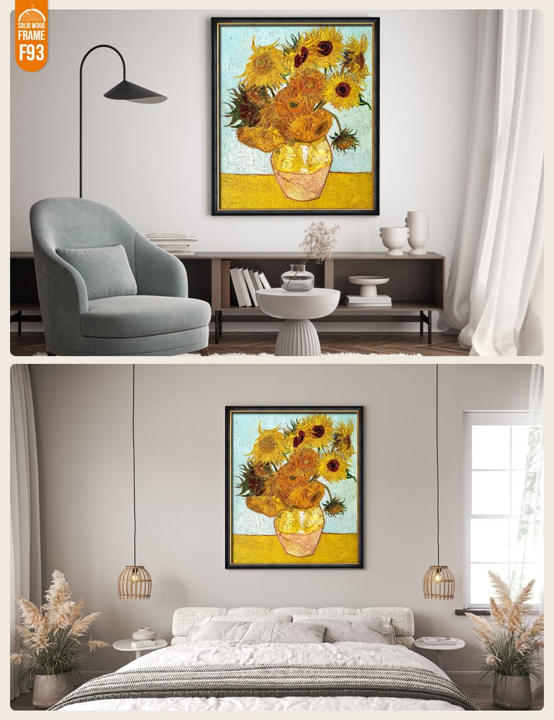 Van Gogh Canvas Wall Art, Van Gogh Sunflowers, 40x30