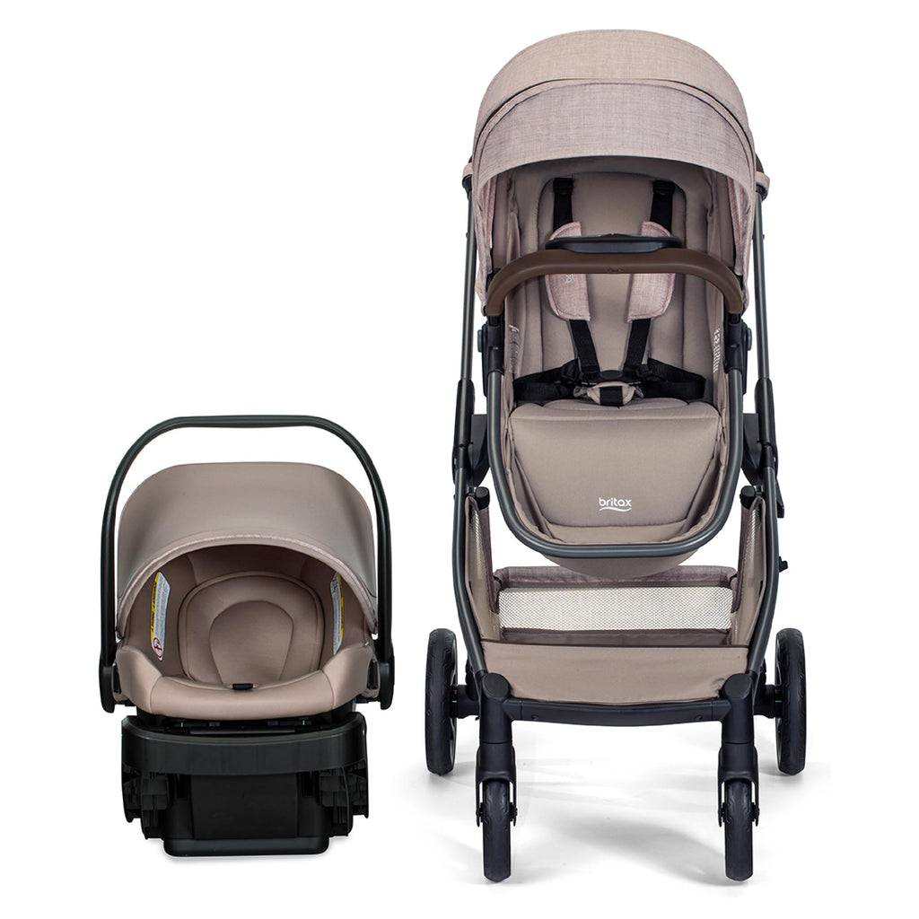 Britax Phases Travel System with Arbor Infant Car Seat - Teak