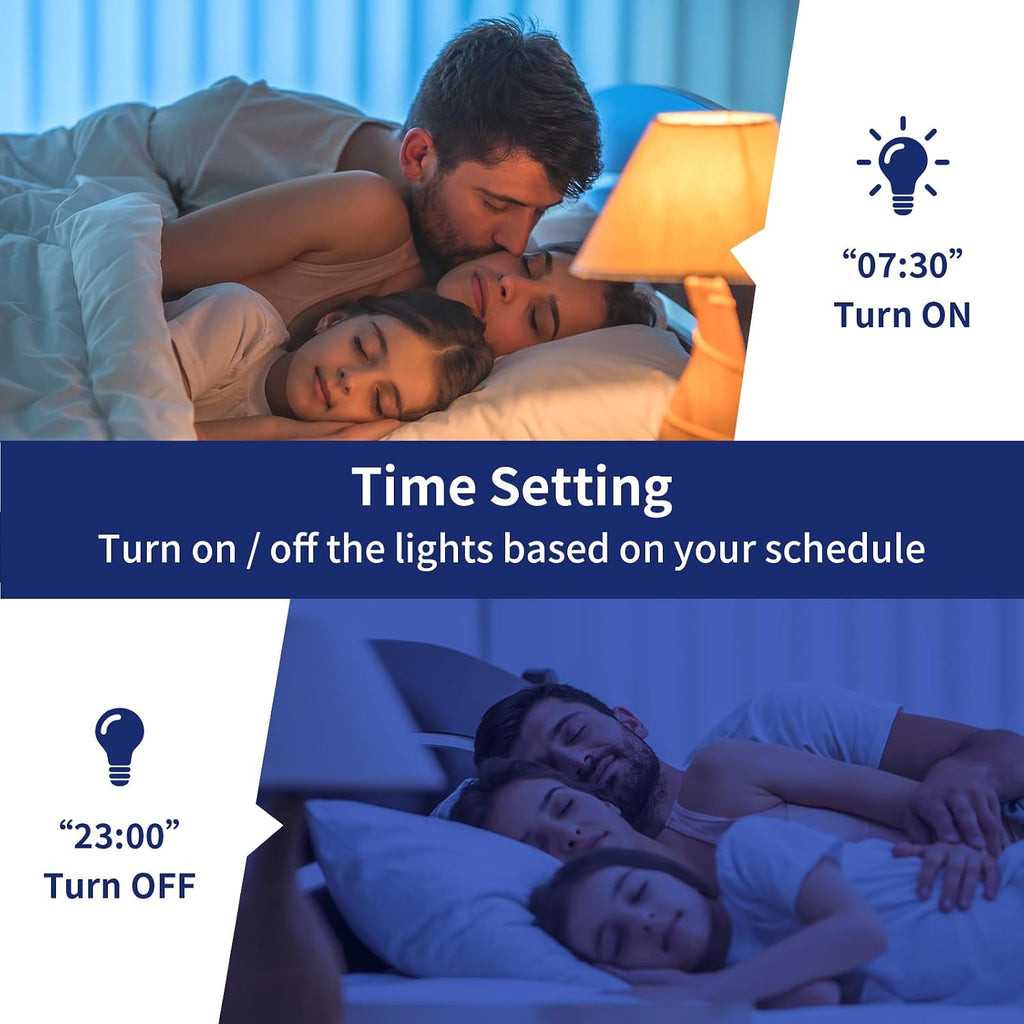 LED Light Bulbs, Smart Light Bulbs that Compatible with Alexa & Google Assistant, Color Changing Light Bulb, WiFi