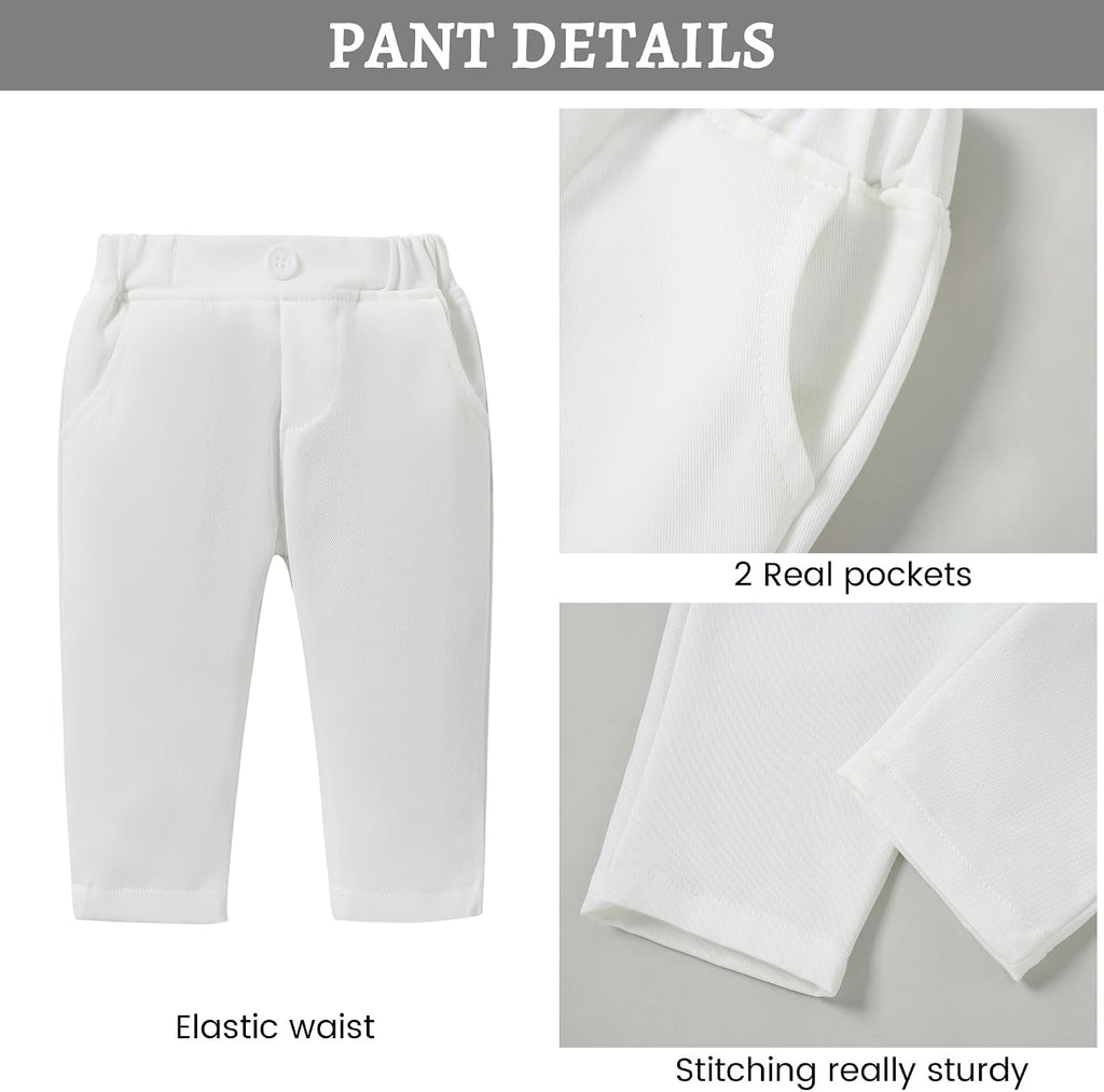 Baby Boy Baptism Outfit Suit Set Christening Formal