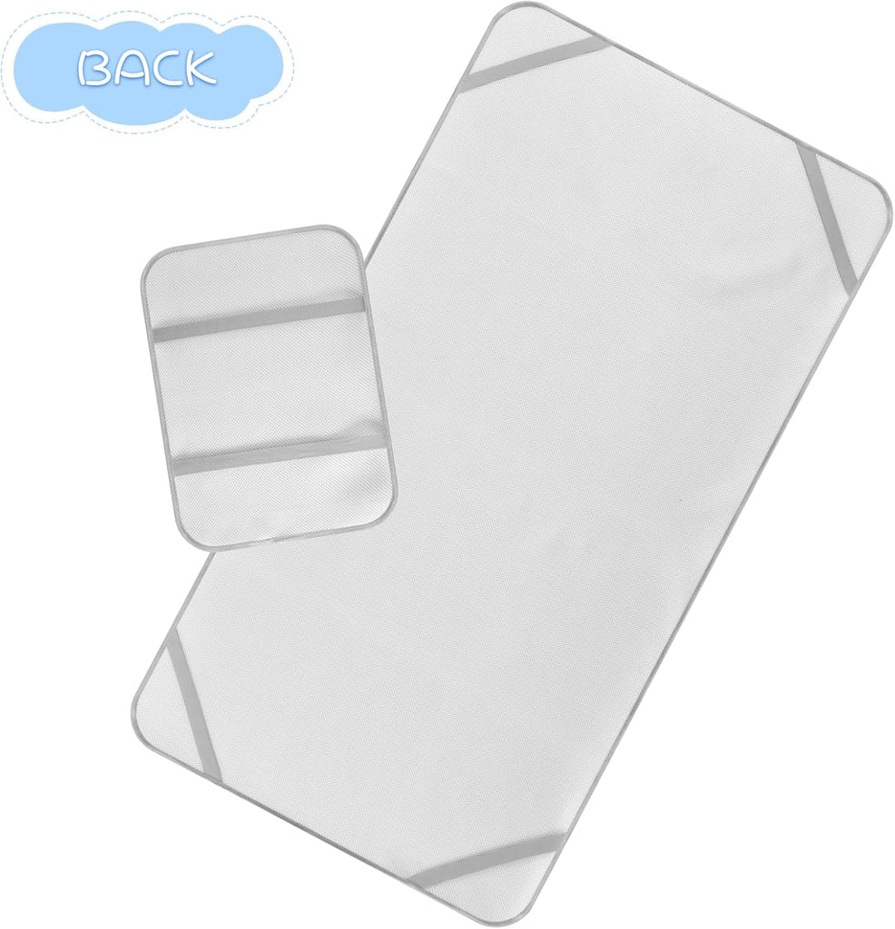Baby Cooling Mat Cute Whales Bed Pad Ice Silk Cool Mat for Crib Mattress, Sleeping Pad with Pillowcase for Girl Boy