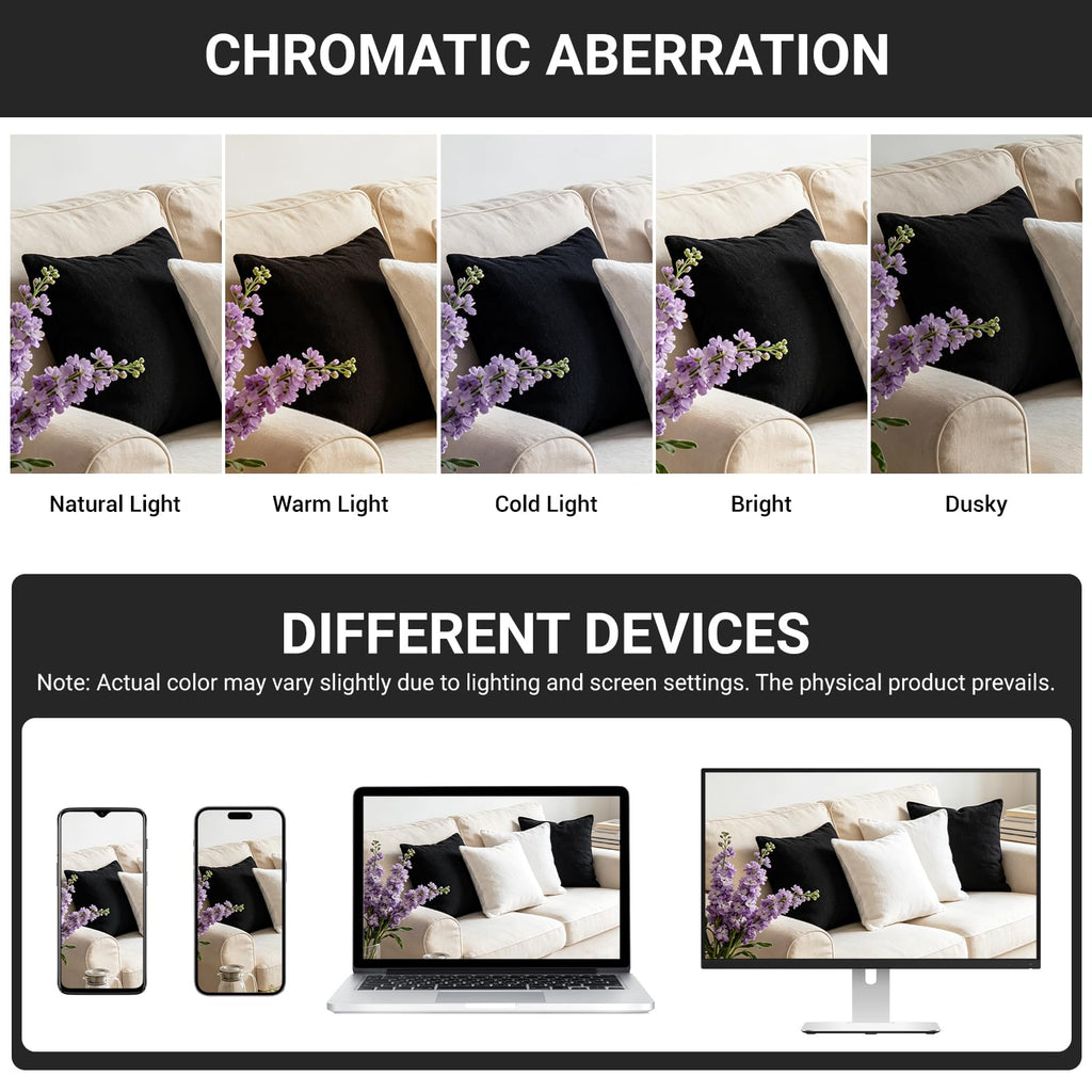 57"W x 144"L Black Fabric By The Yard 20% Cotton, 80% Polyester Homespun Fabric for DIY, Handmade, Sewing and Home