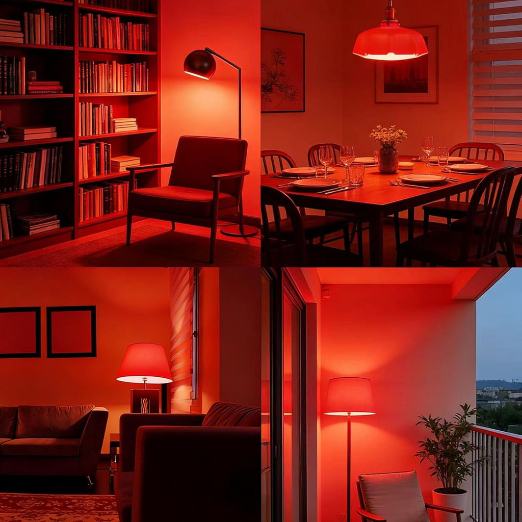 3Way Red Light Bulbs 5/10/15W 660nm LED Red Sleep Bulb