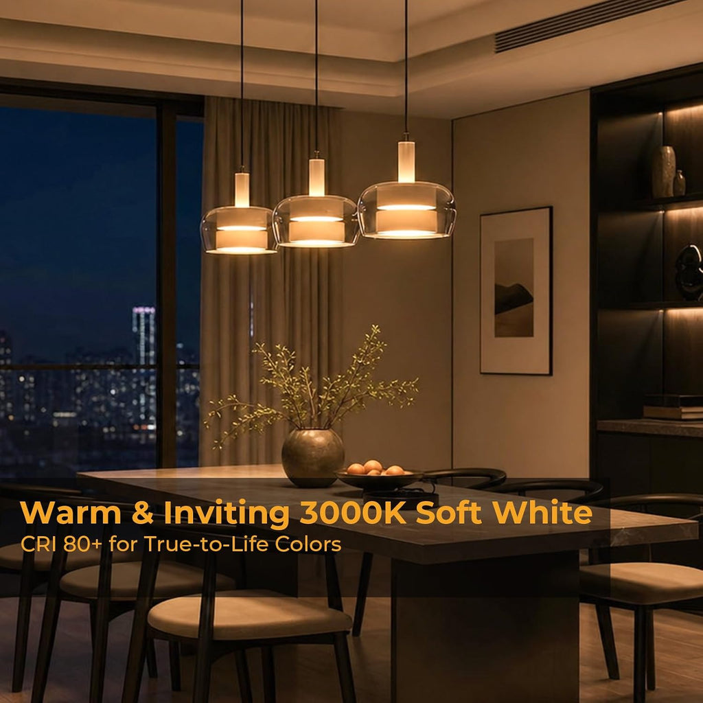 PAR20 LED Flood Light Bulbs Indoor, E26, 50W Equivalent, 3000K Soft White