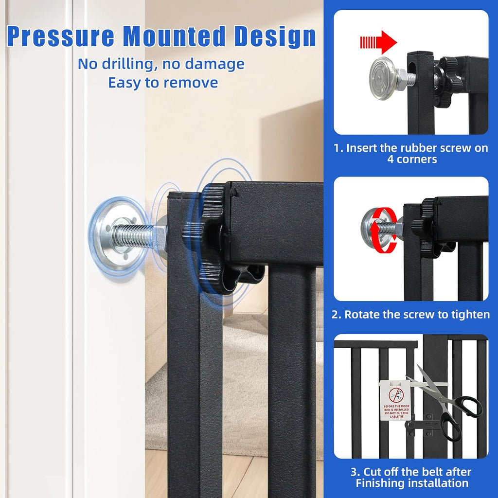 55 Inch Extra Tall Pet Gate for Cats