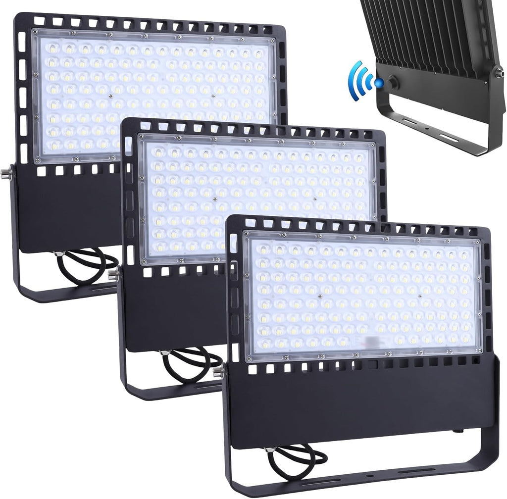 240W LED Stadium Lights,90000LM Dusk to Dawn Photocell Flood Light Outdoor,110 to 277 Volts,IP67,ETL