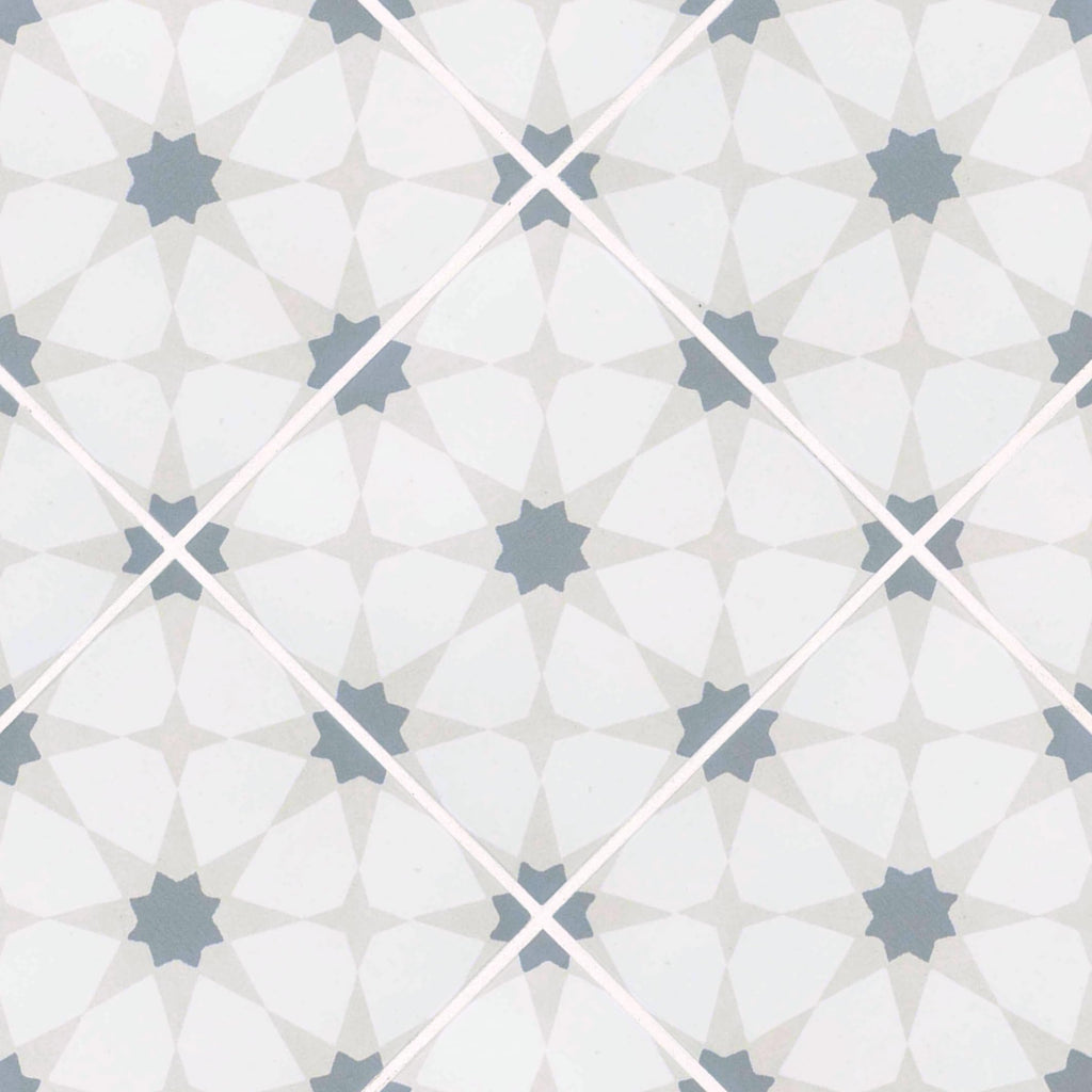 Porcelain Wall Tile | Zoudia Encaustic | 8" x 8"