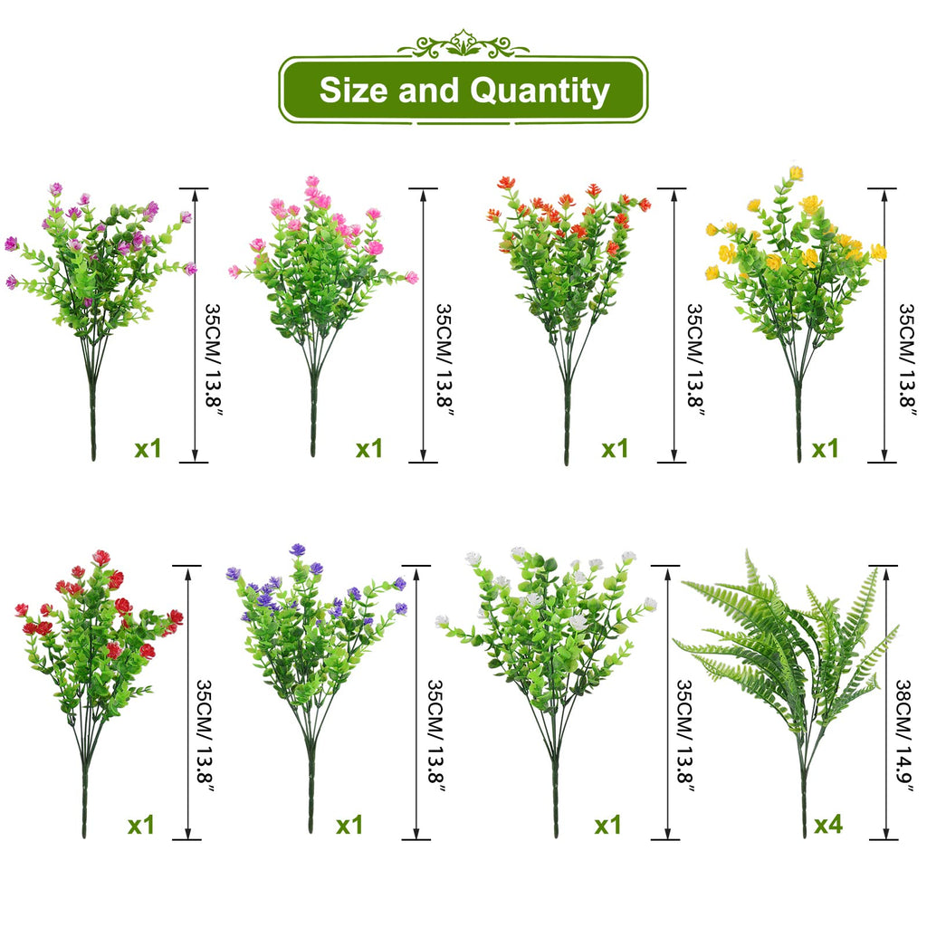 Artificial Fake Hanging Plants Flowers Basket for Outdoor