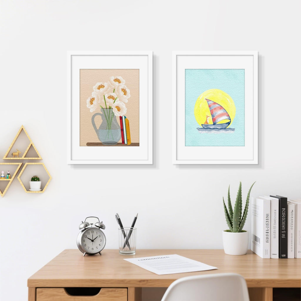 11x15 Picture Frame Set of 12, Modern Gallery Wall Frames, White