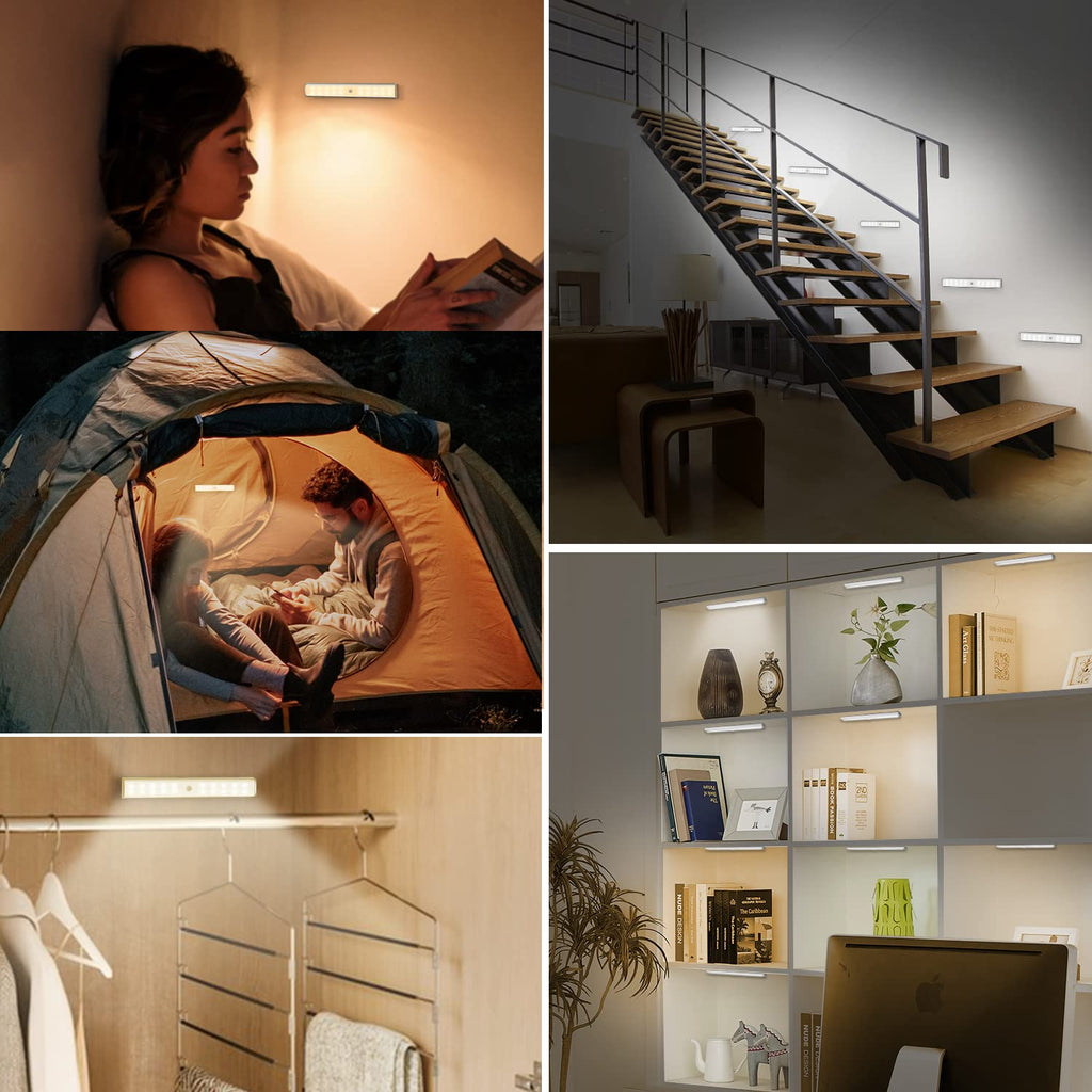 Under Cabinet Lighting Wireless with Remote, 6 Pack