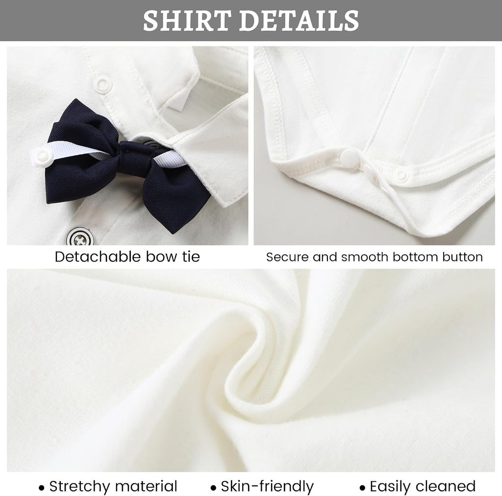 Baby Boy Baptism Outfit Suit Set Christening Formal