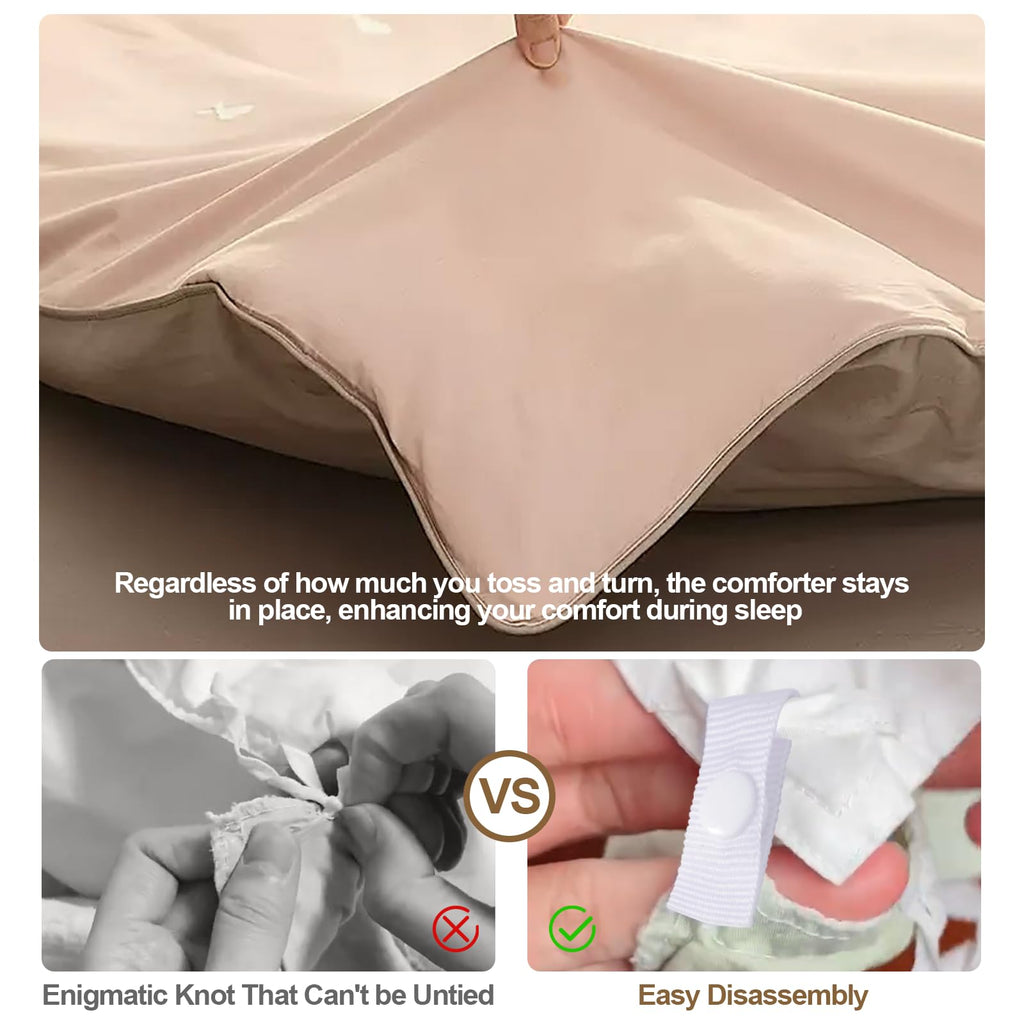 8 Pack Duvet Snap Clips, Duvet Clips Fasteners Inside