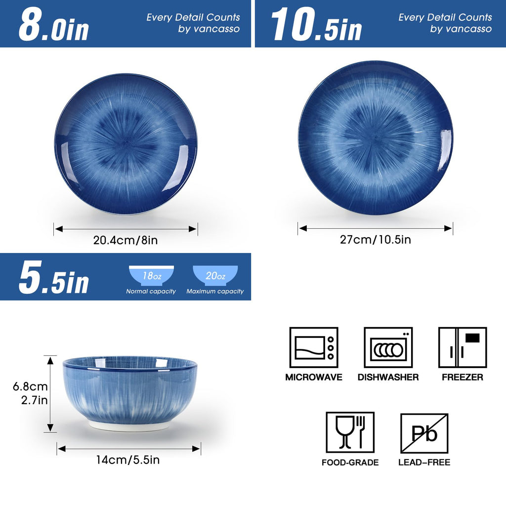 Ceramic Dinnerware Service of 8,24 pcsPlate and Bowls