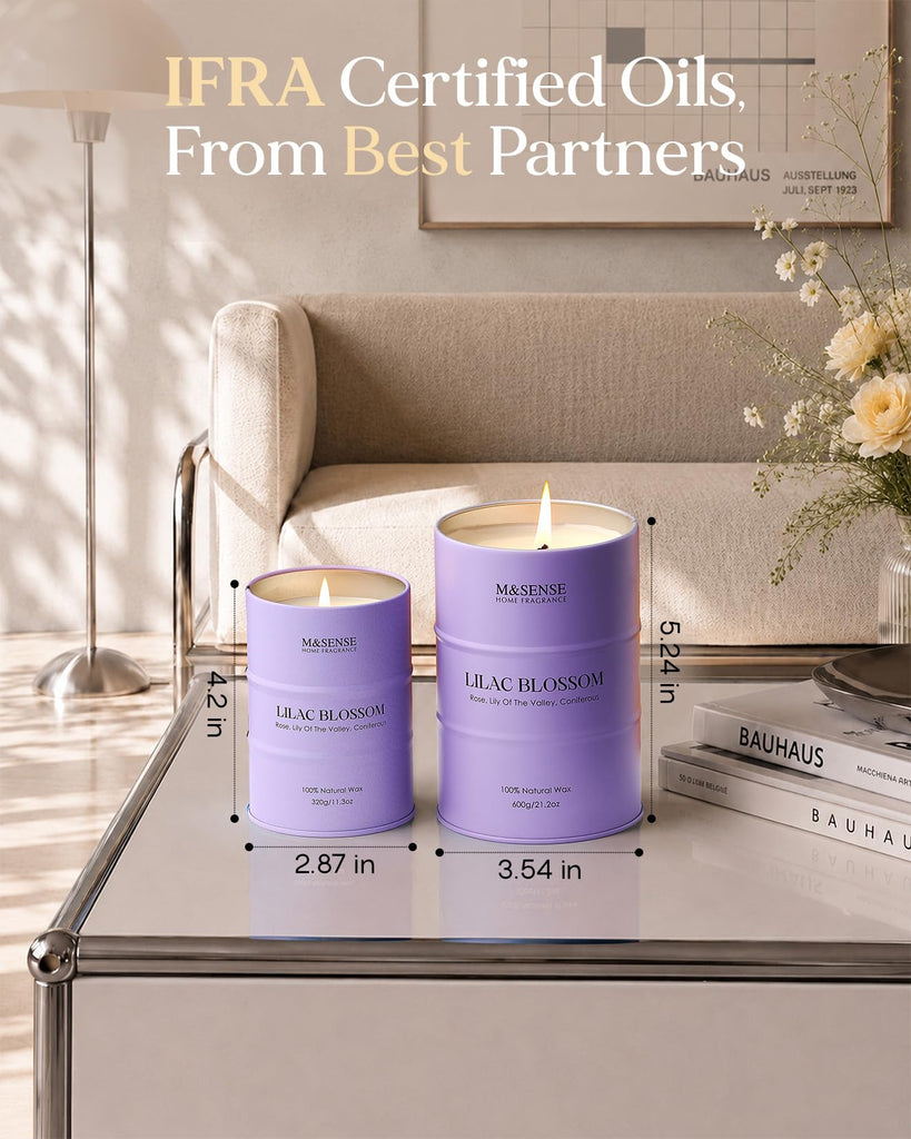 Spring Lilac Blossom Soy Candle, 11.3oz