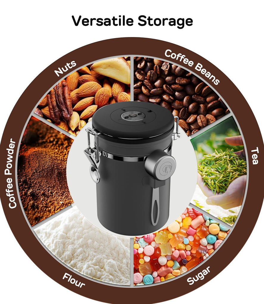 Canister, 11oz Airtight Stainless Steel Container