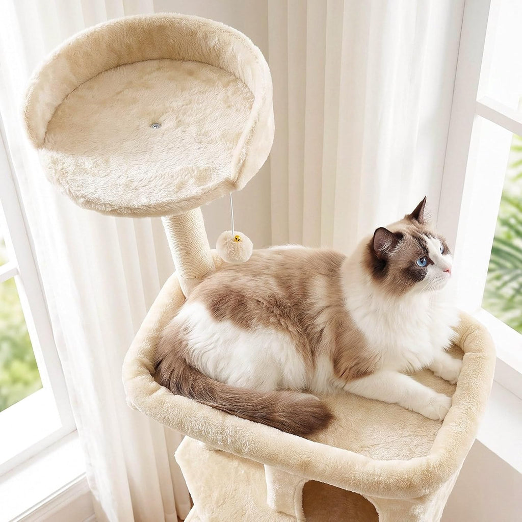 72'' Cat Tree Tower Condo, Heavy Duty with Scratching Posts Indoor